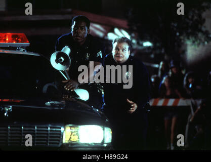 Airheads, (AIRHEADS) USA 1994, Regie: Michael Lehmann, ERNIE HUDSON, CHRIS FARLEY, Stichwort: Polizeiauto, Megaphon Stock Photo