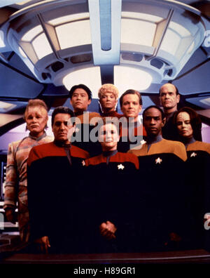Star Trek: Raumschiff Voyager, (STAR TREK: VOYAGER) USA 1995, Regie: Winrich Kolbe, KATE MULGREW (mi), Stichwort: Uniform Stock Photo