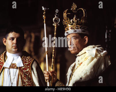 Richard III., (RICHARD III.) GB 1995, Regie: Richard Loncraine, IAN McKELLEN (re), Stichwort: König, Krone, Szepter Stock Photo