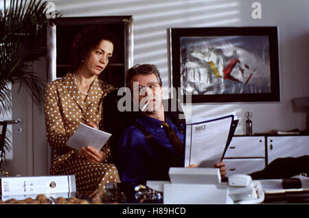 Alte Freunde küsst man nicht, D 1995, Regie: Detlef Rönfeldt, BARBARA WUSSOW, PETER SATTMANN, Stichwort: Büro Stock Photo