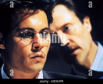 Gegen die Zeit, (NICK OF TIME) USA 1995, Regie: John Badham, JOHNNY DEPP, CHRISTOPHER WALKEN, Stichwort: Brille Stock Photo