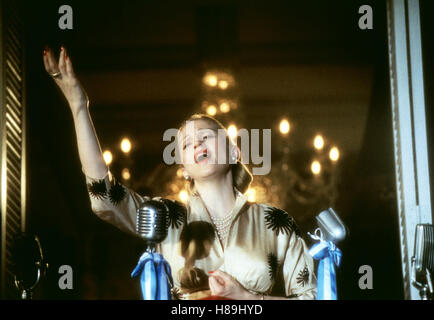 Evita, (EVITA) USA 1996, Regie: Alan Parker, MADONNA, Stichwort: Singen, Sängerin, Mikrophon Stock Photo