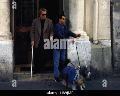 Die Dumpfbacken-Gang, (HERCULE & SHERLOCK) F 1996, Regie: Jeannot Szwarc, CHRISTOPHER LAMBERT, RICHARD ANCONINA, Stichwort: Blind, Hund, Stock Stock Photo