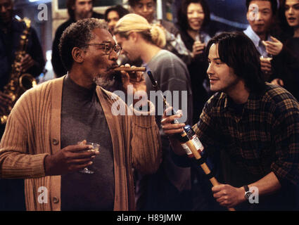 Außer Kontrolle, (CHAIN REACTION) USA 1996, Regie: Andrew Davis, MORGAN FREEMAN, KEANU REEVES, Stichwort: Zigarre Stock Photo