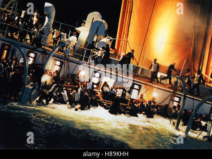 Titanic, (TITANIC) USA 1997, Regie: James Cameron, Stichwort: Schiff, Untergang, Katastrophe, Sinken Stock Photo