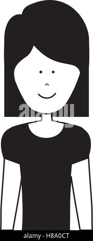 woman cartoon icon image vrctor illustration design Stock Vector