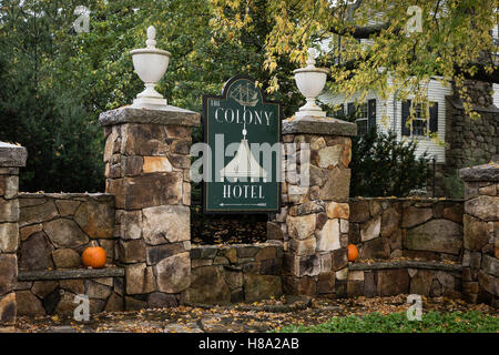 The Colony Resort Hotel, Kennebunkport, Maine, USA. Stock Photo