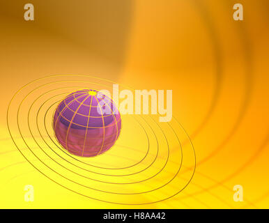 Abstract globe concept Stock Photo