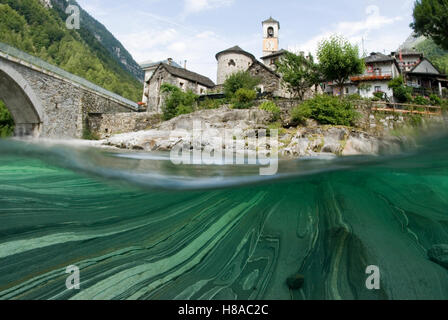 Lavertezzo, Ticino, Switzerland, Europe Stock Photo