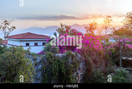 Antalya Turkey sunset - travel background