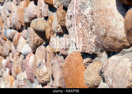 part of a stone wall Stock Photo