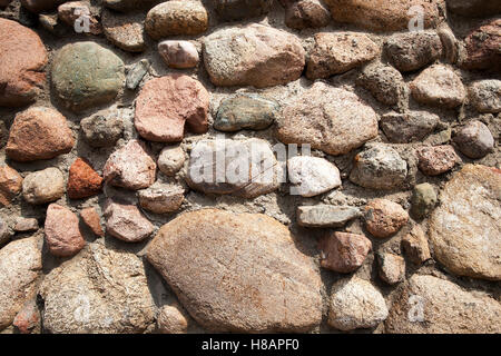 part of a stone wall Stock Photo