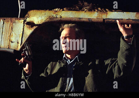 Blood Work, (BLOOD WORK) USA 2002, Regie: Clint Eastwood, CLINT EASTWOOD, Stichwort: Waffe, Revolver Stock Photo