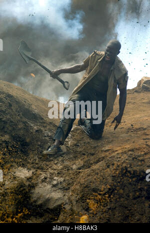 Blood Diamond, (BLOOD DIAMOND) USA 2006, Regie: Edward Zwick, DJIMON HOUNSOU, Key: Explosion, Feuergefecht, , Verleih: WB Stock Photo