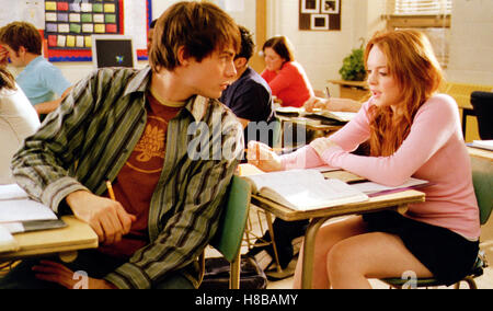 Girls Club - Vorsicht bissig, (MEAN GIRLS) USA 2004, Regie: Mark S. Waters, JONATHAN BENNETT, LINDSAY LOHAN, Key: Schule, Schulbank, Klassenzimmer, Stock Photo