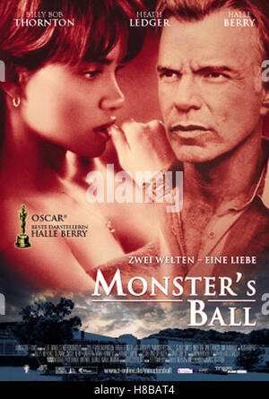 Monster's Ball, (MONSTER'S BALL) USA 2001, Regie: Marc Forster, HALLE BERRY, BILLY BOB THORNTON, Key: Plakat, Stock Photo