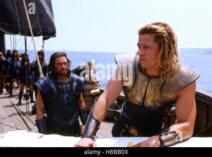 SCENE WITH BRAD PITT, TROY, 2004 Stock Photo - Alamy