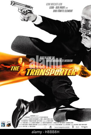 The Transporter, (THE TRANSPORTER) F-USA 2002, Regie: Louis Leterrier, JASON STATHAM, Key: Plakat, Stock Photo