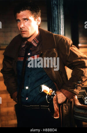 Blade Runner, (BLADE RUNNER) USA 1982, Regie: Ridley Scott, HARRISON FORD, Key: Colt, Waffe, Revolver, Holster Stock Photo