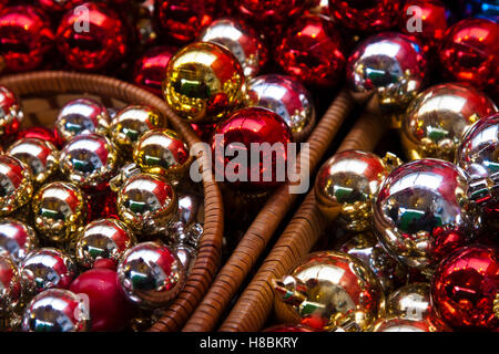 Feria de Santa Lucía, Fair of Santa Lucia, Fira de Santa Llúcia, Christmas, Navidad, Barcelona, Catalonia Stock Photo