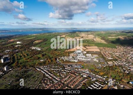 Aerial of Stormont Estate Belfast Northern Ireland Stock Photo