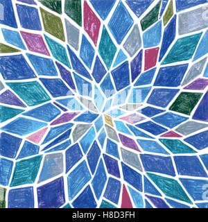 painted pencils background Stock Vector