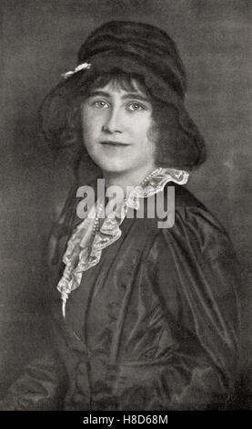 Elizabeth Angela Marguerite Bowes-Lyon, 1900 –2002. Seen here aged 16.  Future Queen Elizabeth, The Queen Mother and mother of Queen Elizabeth II. Stock Photo