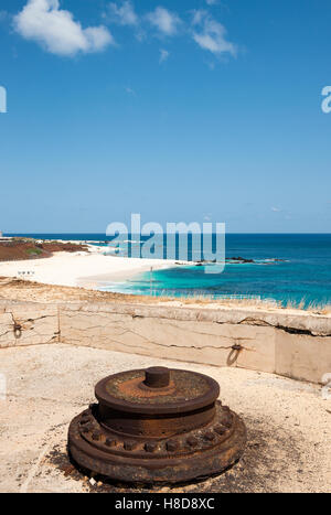 View from Fort Thornton Georgetown Ascension Island Stock Photo