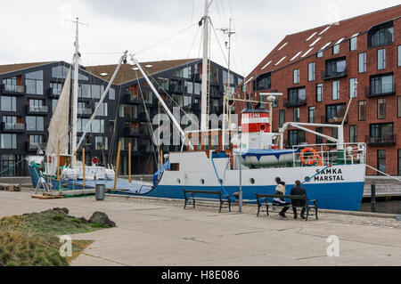 Residential buildings in Christianshavn, Copenhagen, Denmark Stock Photo