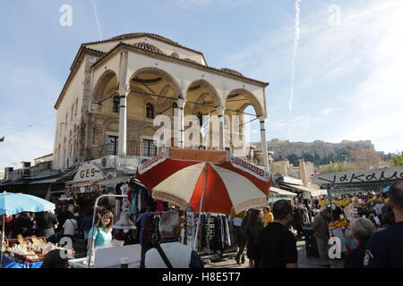 Monastiraki Square, Athens, Greece Stock Photo