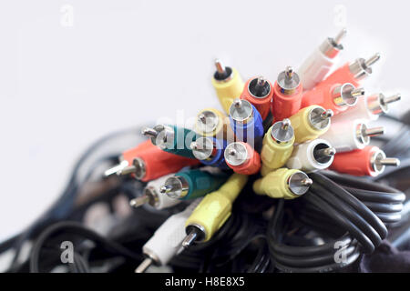 RCA connectors Stock Photo