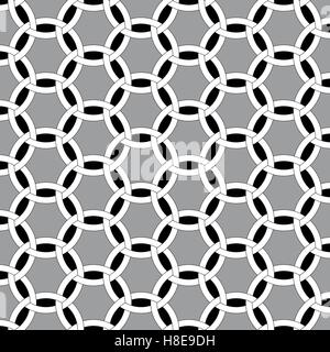 interlocking circles Stock Vector