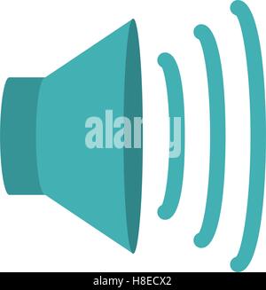 speaker icon over white background, vector illustration Stock Vector ...