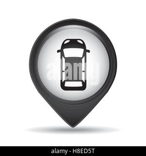 sign car parking vehicle icon vector illustration eps 10 Stock Vector