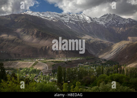 Khorog city  - Pamir Pamirs Tajikistan  - GBAO province - Roof of the world Stock Photo