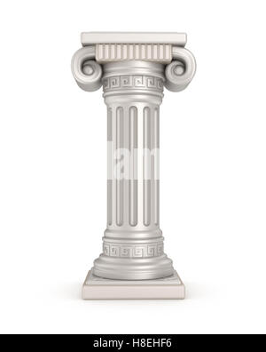 Ancient pillar, 3D illustration