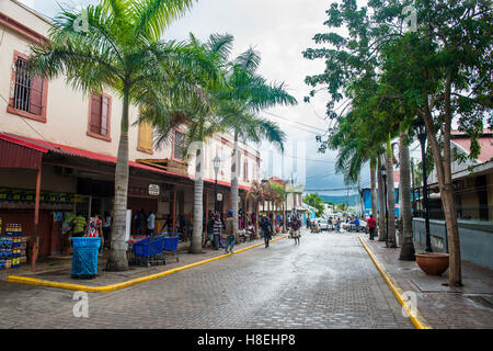 Historical buildings, Falmouth, Jamaica, West Indies, Caribbean, Central America Stock Photo