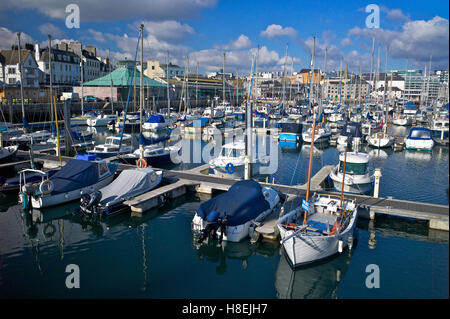 Sutton Harbour Marina, Plymouth, Devon, England, United Kingdom, Europe Stock Photo