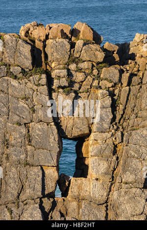 Beach of La Arnia, Liencres, Cantabria, Spain. Stock Photo