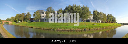 Daresbury research lab & research centre pano, Warrington, Cheshire, England, UK Stock Photo