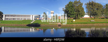 Daresbury research lab & research centre pano, Warrington, Cheshire, England, UK Stock Photo