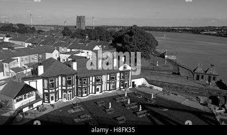 The Mersey Hotel, Widnes West Bank, Cheshire, England, UK Stock Photo