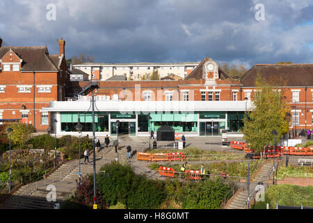 Basingstoke train station Stock Photo