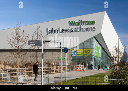 Waitrose and John Lewis at Home Superstore in Basingstoke Stock Photo