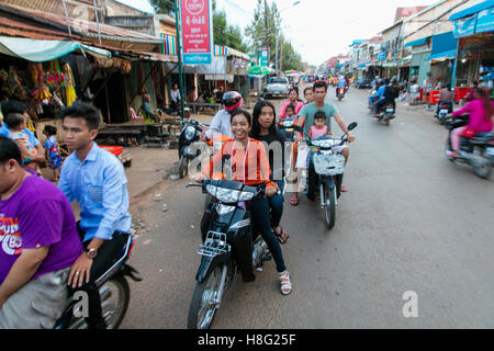 Kamphong Chhnang, Tonle Sap River,  Cambodia Stock Photo