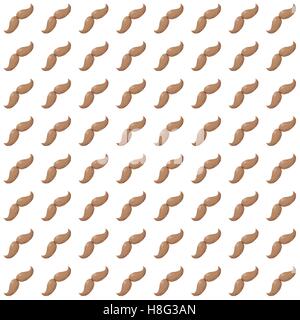 Mustaches seamless pattern. EPS 10 Stock Vector