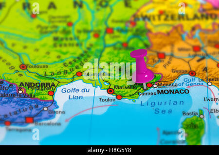 Cannes France map Stock Photo - Alamy