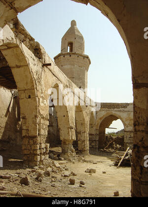 !5th September 2005 The derelict Shafi'ai mosque in the island port of Suakin in north-east Sudan. Stock Photo