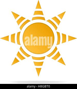 Black Sun icon. Vector and illustration symbol Stock Vector Image & Art ...