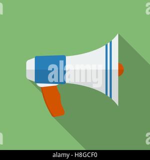 Icon of Megaphone. Flat style Stock Vector